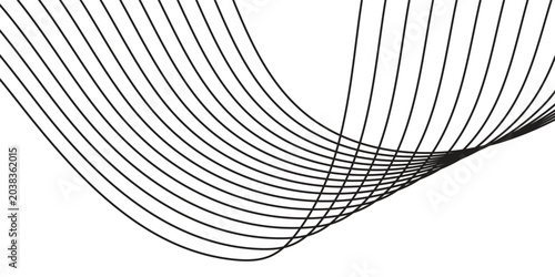 Dynamic Wavy Lines Abstract Background Design Element.