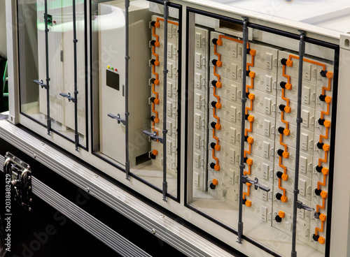 Industrial High-Capacity Battery Energy Storage System  BESS  for Renewable Power and Grid Management