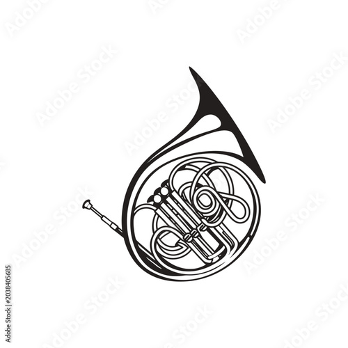 An abstract vector illustration of a water drop symbol designed as a nature sign icon or logo art drawing