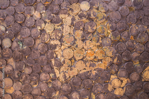Foto Old rusty metal texture background for design with copy space for text or image