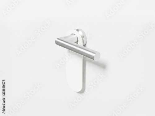 Door Hanger Mockup on Handle