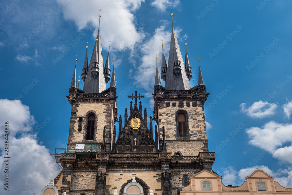 Fototapeta premium Recorriendo el centro de Praga 