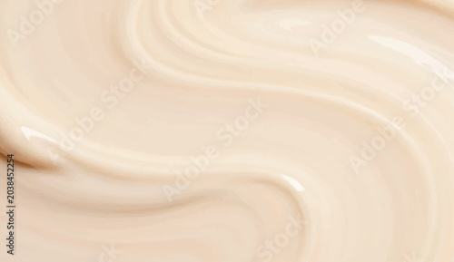 Photos Smooth cream of milk and melted chocolate twirl into a sweet, liquid splash pattern isolated on a white background