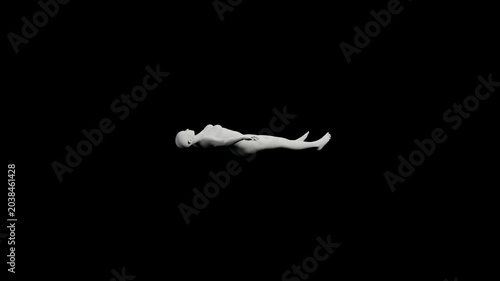Energetic swimmer in freestyle pose