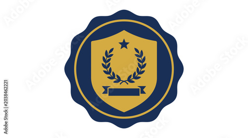 Slika na platnu Award Seal Icon - Excellence and Achievement