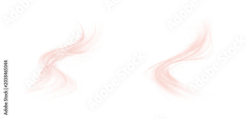 Obraz na plátně White crushed chili pepper isolated on transparent png for png overlay flying he