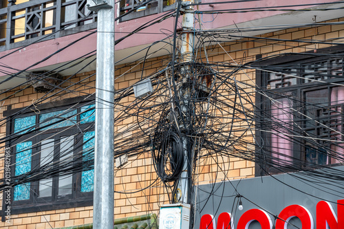 Cable chaos in Vietnam
