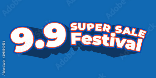 Super Sale Festival 9.9 Banner Template