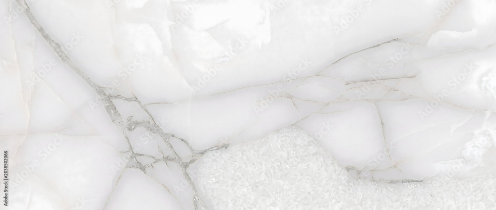 Φωτογραφία Onyx background features a beautiful white marble stone surface with natural tra