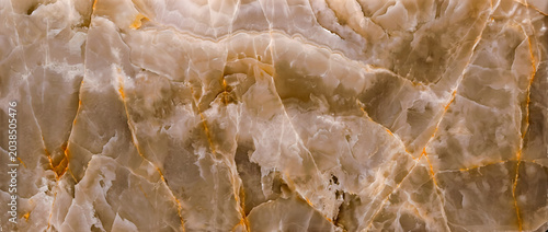 Valokuva Onyx background shows a luxury brown marble stone surface with elegant natural o