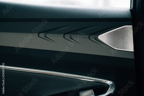 Slika na platnu Speaker in the car door