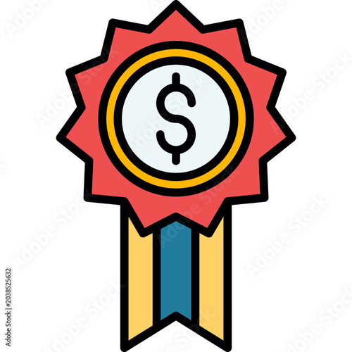 Bilde på lerret Medal Icon
