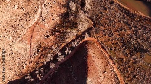 close up of a red stone