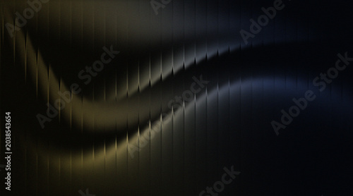 Foto Abstract Grainy Wave Gradient Vertical Blinds in the Twilight with Noisy Neon Me