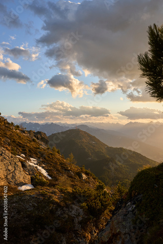 Sonnenuntergang Innsbruck Patscher Kofel