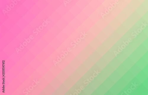 Pink Green Gradient Background. Abstract Pastel-Pink and Mint-Green Backdrop with Diagonal Geometric Stripes, Soft Modern Texture, Minimal Color Transition Surface for Creative Design