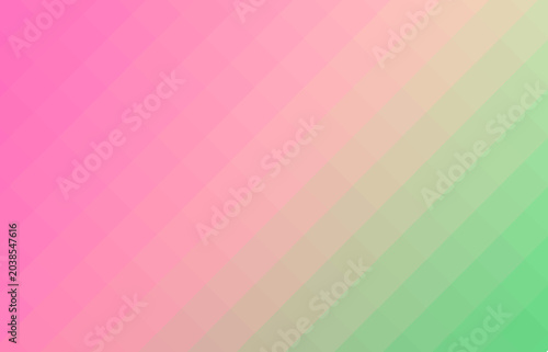 Pink Green Gradient Background. Abstract Pastel-Pink and Mint-Green Backdrop with Diagonal Geometric Stripes, Soft Modern Texture, Minimal Color Transition Surface for Creative Design