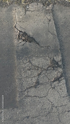 cracked asphalt texture