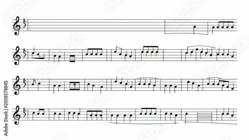 Sheet music for classical piano solo with expressive melody and arpeggios