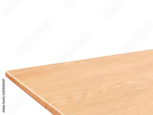 Fotografie A slanted wooden table PNG transparent.