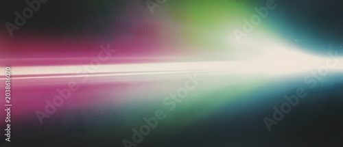Colorful abstract, light leaks seamlessly blend.