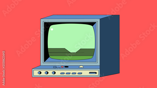 crt-monitor-vector--green-phosphor-glow-