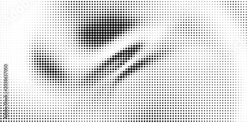 Canvastavla Half tone gradient