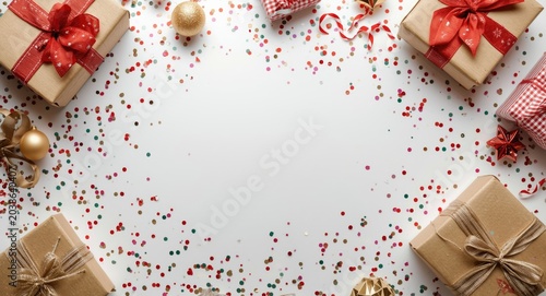 Festive Christmas gift box ...