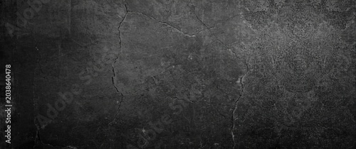 Cracked and scratched concr...