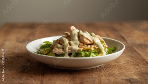 Delicious chicken and avoca...