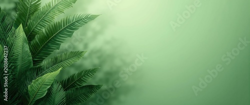 Green background showcasing...