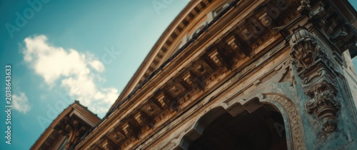 Exterior detail of vintage ...