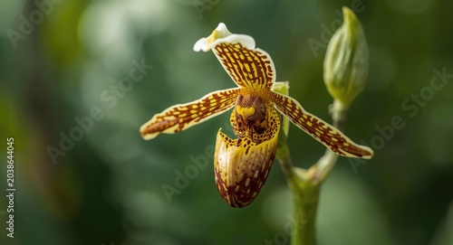 Close up macro image of a w...