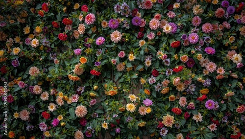 flower laden vertical garde...
