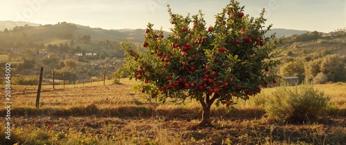 Fruit Laden Pomegranate Tre...