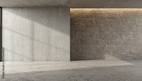 Contemporary room showcasin...