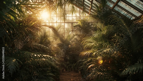 Greenhouse interior abundan...