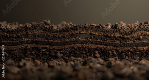 Detailed soil profile showc...