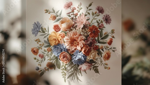 eye catching flower paintin...