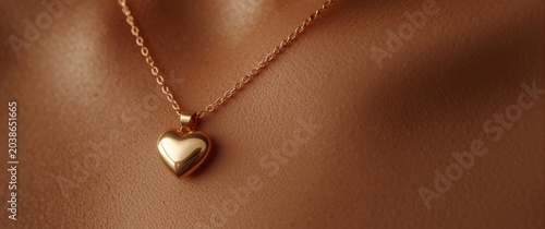 Close up of a shining heart...