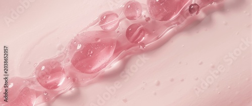 Detailed close shot of pink...