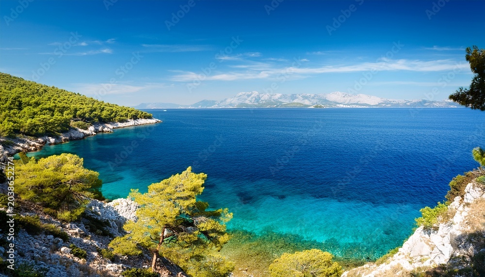 Fototapeta premium Croatian Adriatic Sea Landscape