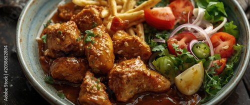 Flavorful butter chicken wi...