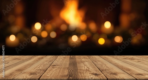 Festive holiday scene with ...