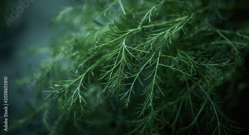 Close up of fresh green dil...