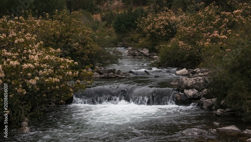 Flowing river integrated wi...