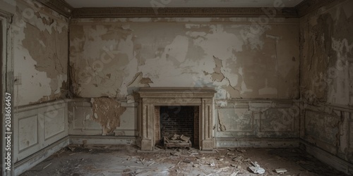 Damaged walls and peeling p...