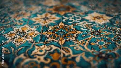 Decorative tiles with rich ...
