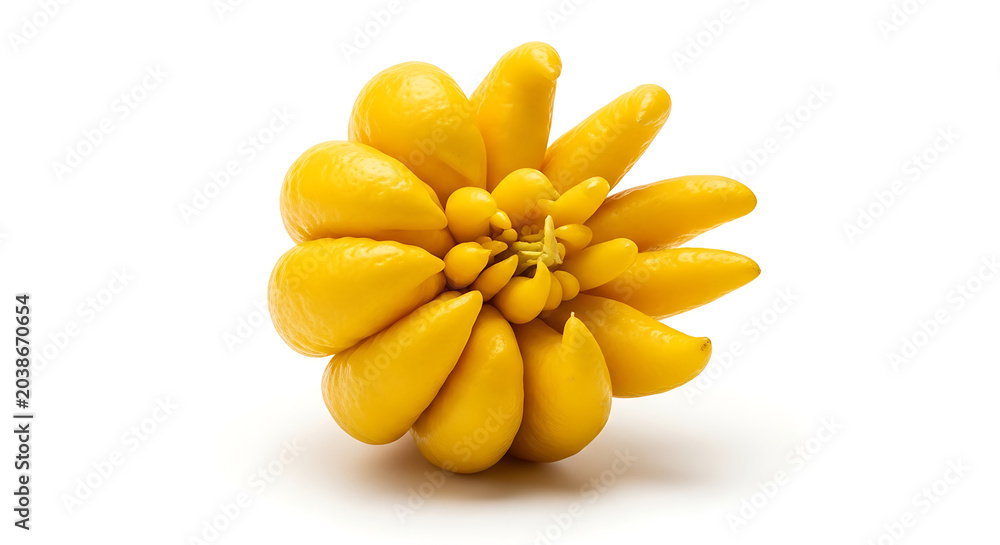 Obraz premium An isolated yellow flower blooms in a serene natural setting.