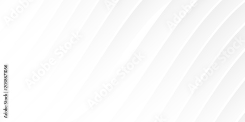 Принти на полотні Abstract white and light gray diagonal striped background with subtle shadows